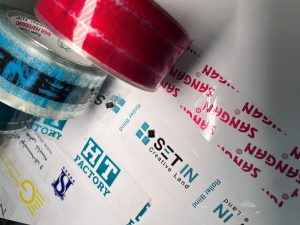 چاپ چسب پهن